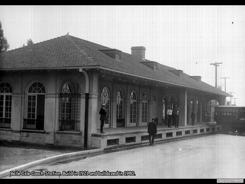 Belle Isle Coach Bus Station Built 1921  