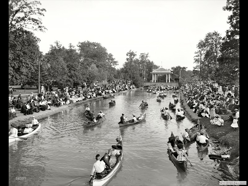 1907 Band concert on the grand canal