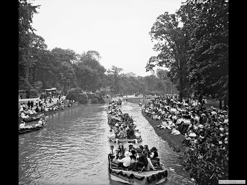 Water parade, Belle Isle, 1900-1910