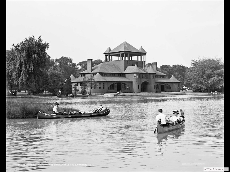 1908 Skating pavilion and cana summer