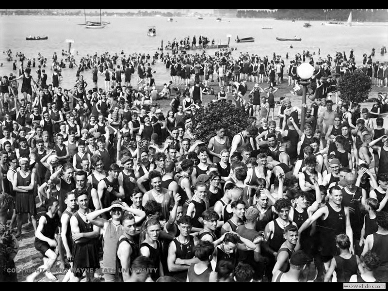 1920's Belle Isle Bathing Beach