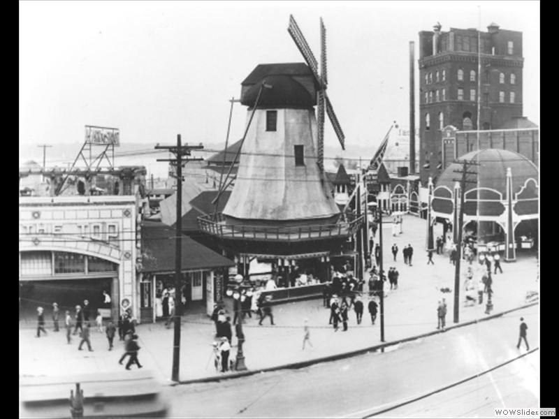 Windmill at entrance to Belle Isle